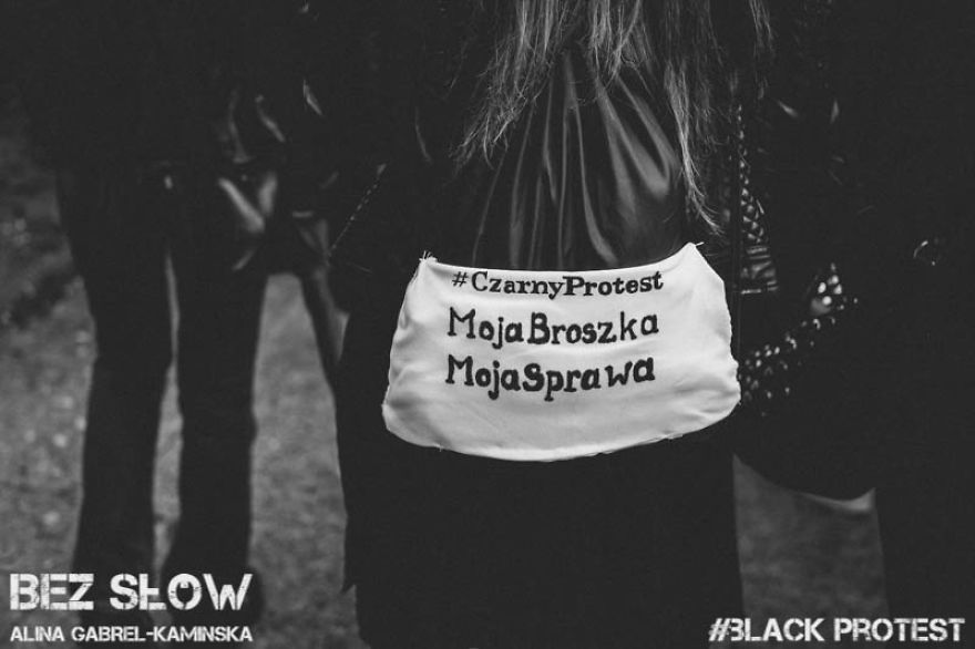 Black Protest In Poland