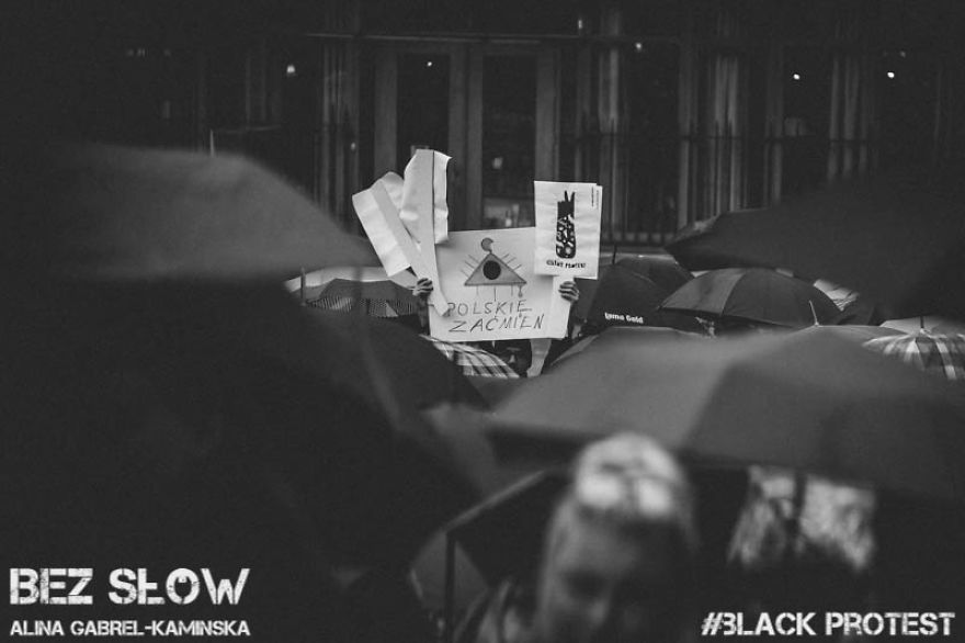 Black Protest In Poland