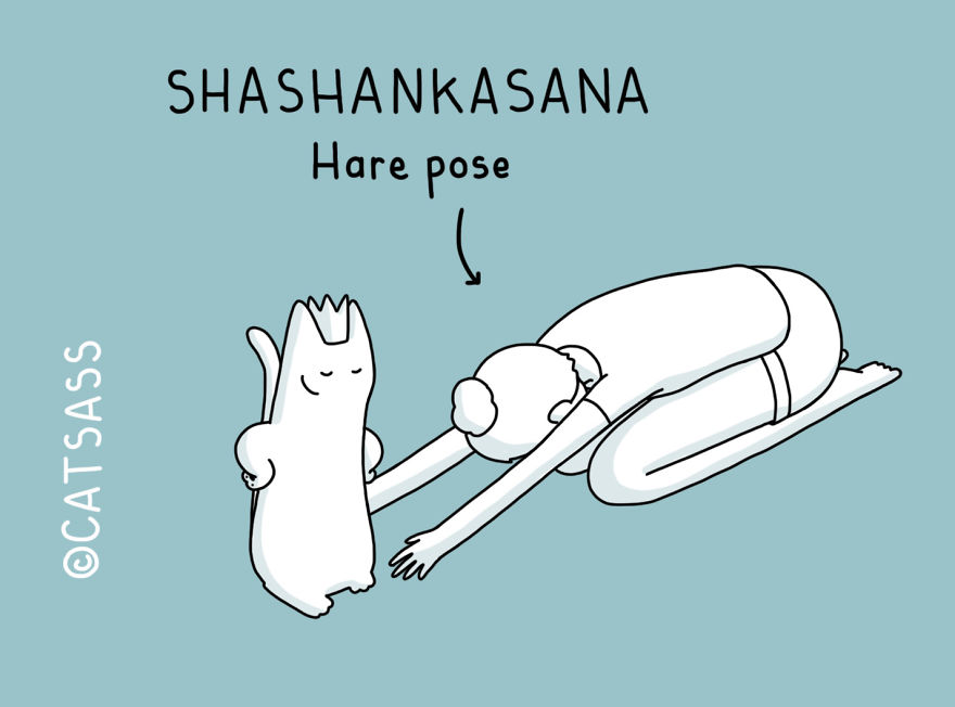 These Comics Show How You Can Do Yoga With Your Cat
