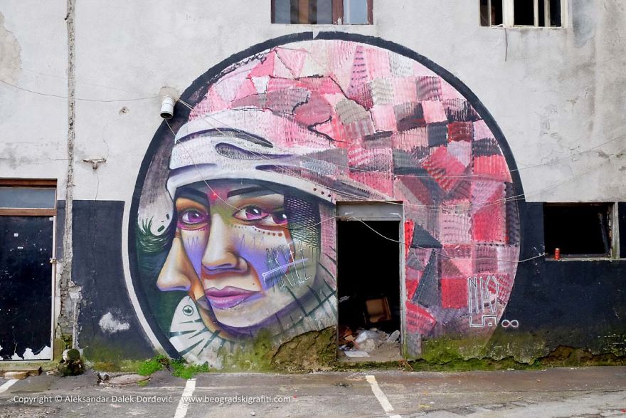 Street Art Belgrade - Face The Wall Street Art Belgrade - Face The Wall
