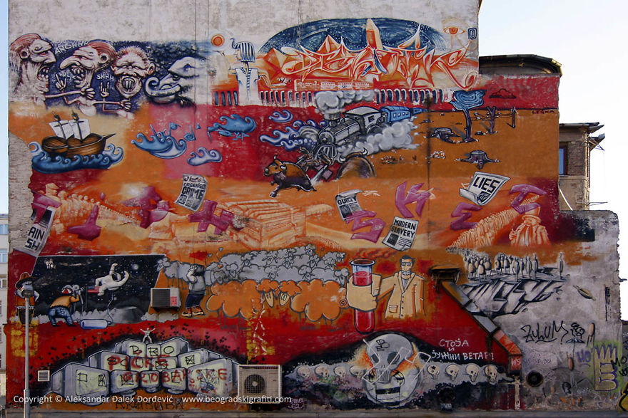 Street Art Belgrade - Face The Wall Street Art Belgrade - Face The Wall