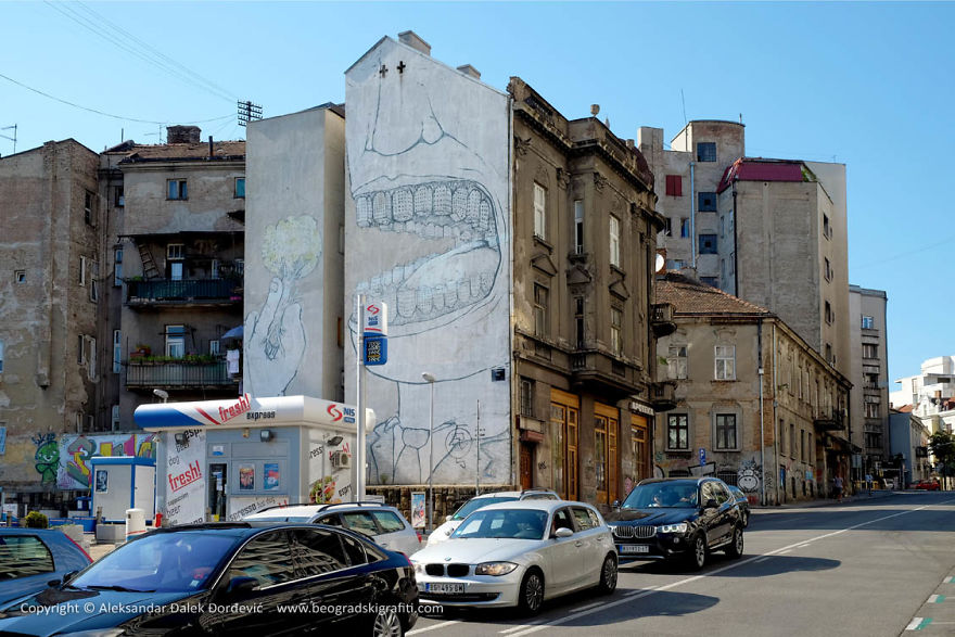 Street Art Belgrade - Face The Wall Street Art Belgrade - Face The Wall