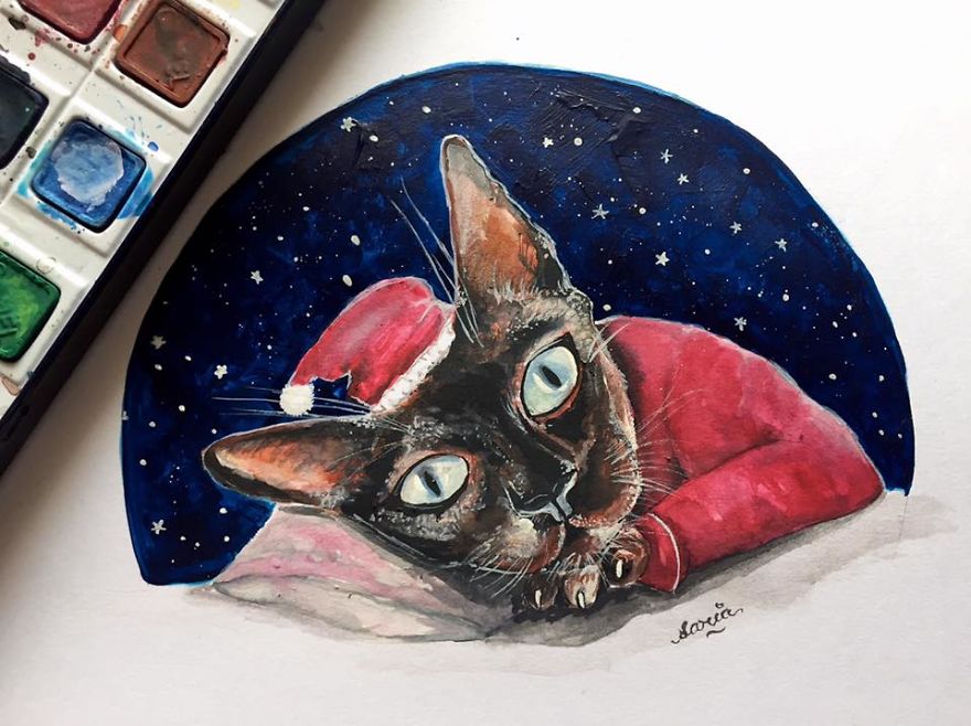 Bangladeshi Artist Draws Pet Animals In Exchange For Donations Which Go To Local Animal Shelters And Clinics