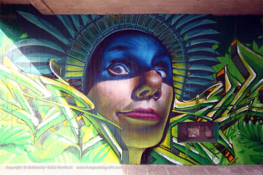 Street Art Belgrade - Face The Wall Street Art Belgrade - Face The Wall