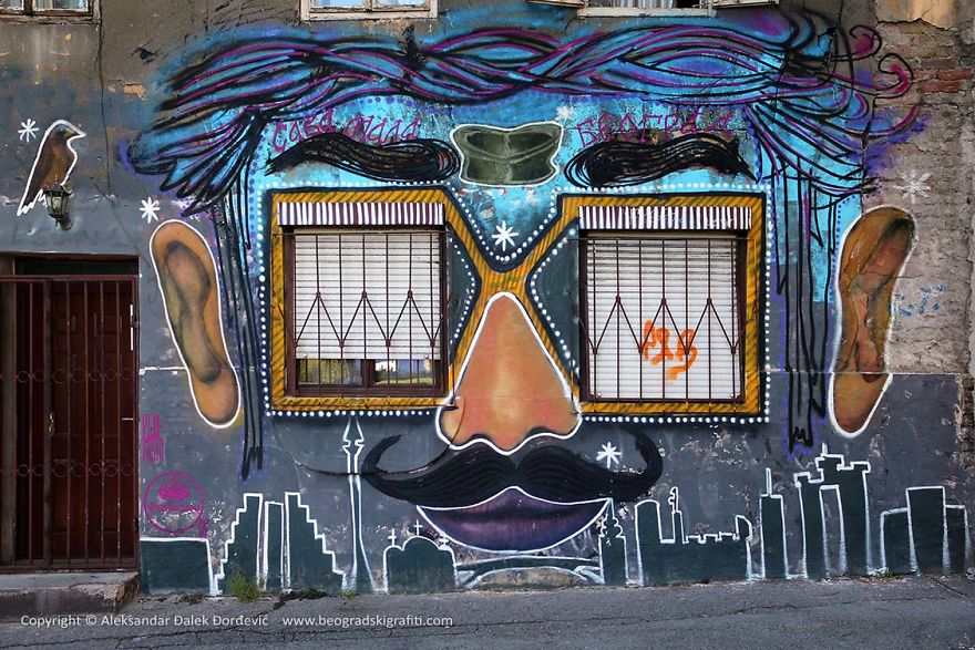 Street Art Belgrade - Face The Wall Street Art Belgrade - Face The Wall