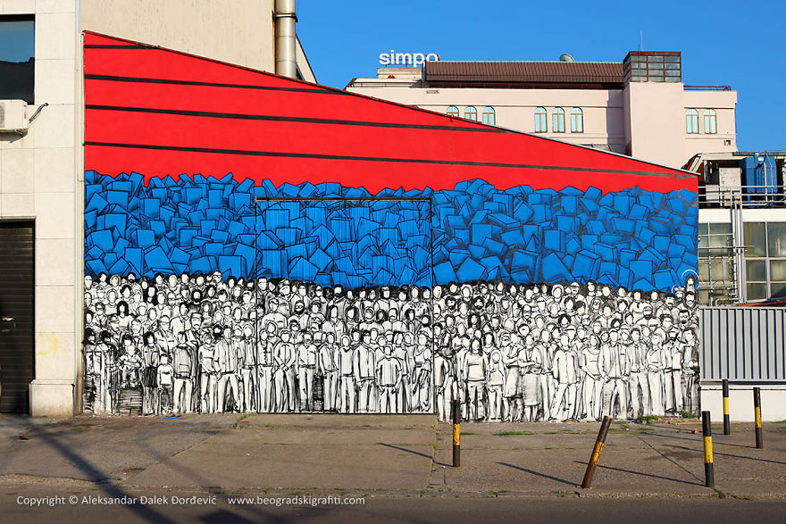 Street Art Belgrade - Face The Wall Street Art Belgrade - Face The Wall