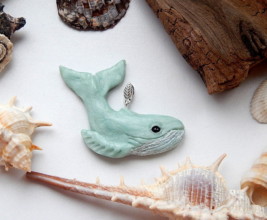 I Made This Whale Pendant Out Of Clay
