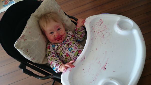 Just Baby Eating Beetroots
