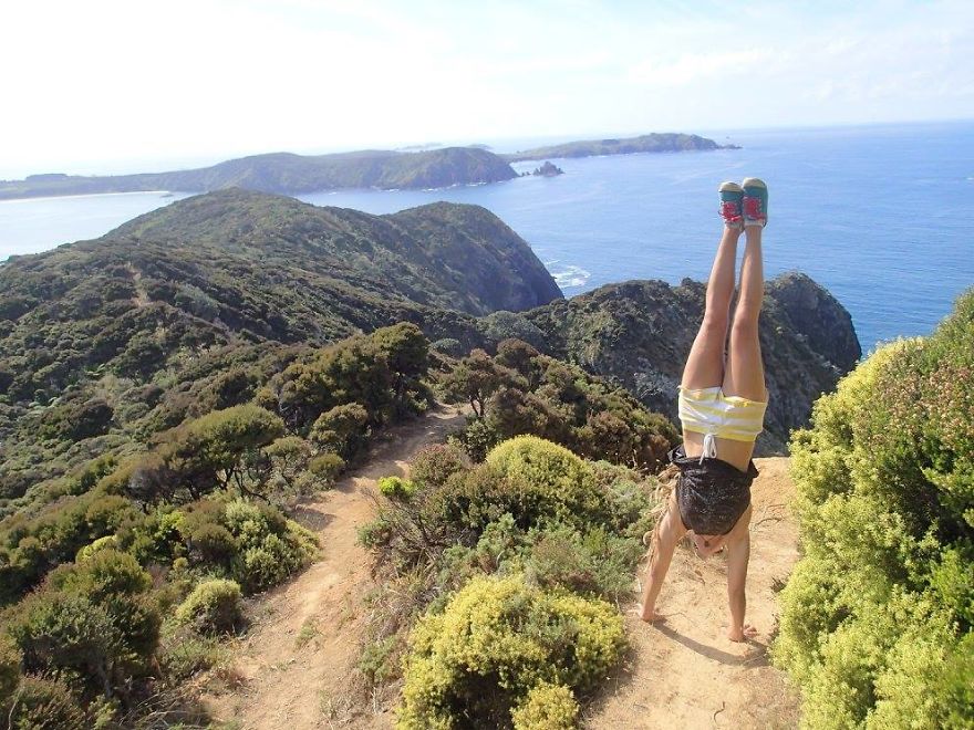 I Fight My Depression By Travelling The World Upside-Down