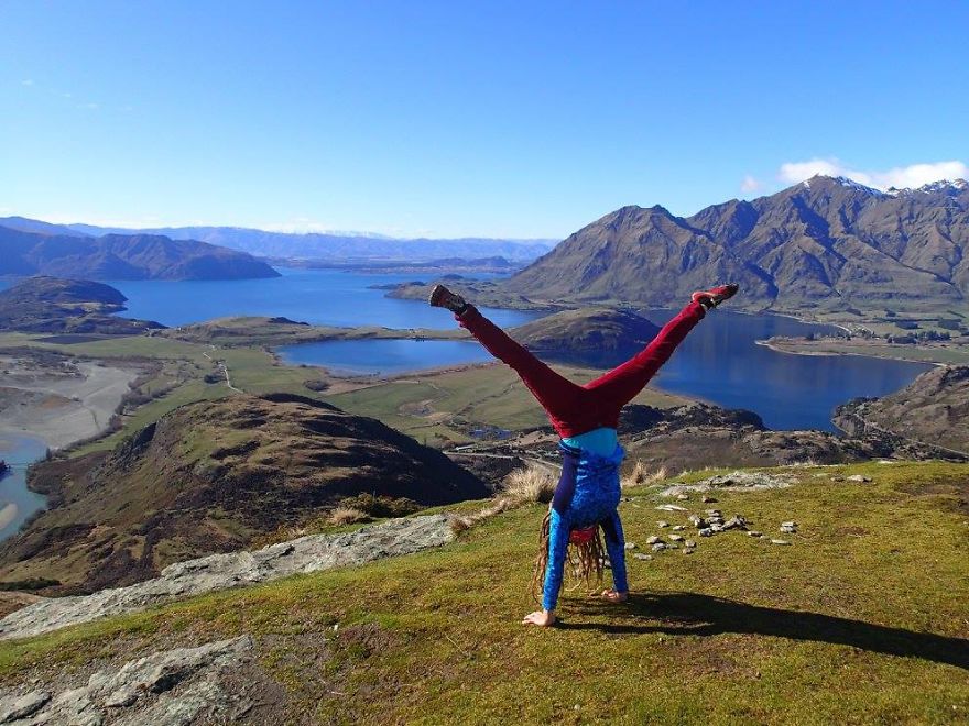 I Fight My Depression By Travelling The World Upside-Down