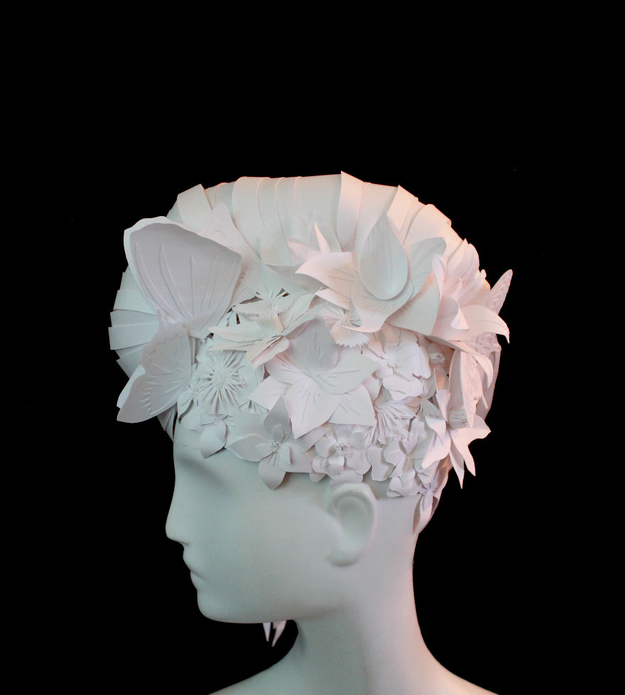Extraordinary Hand-Cut Paper Wigs By Atlanta-Based Duo Give New Meaning To Superwomen