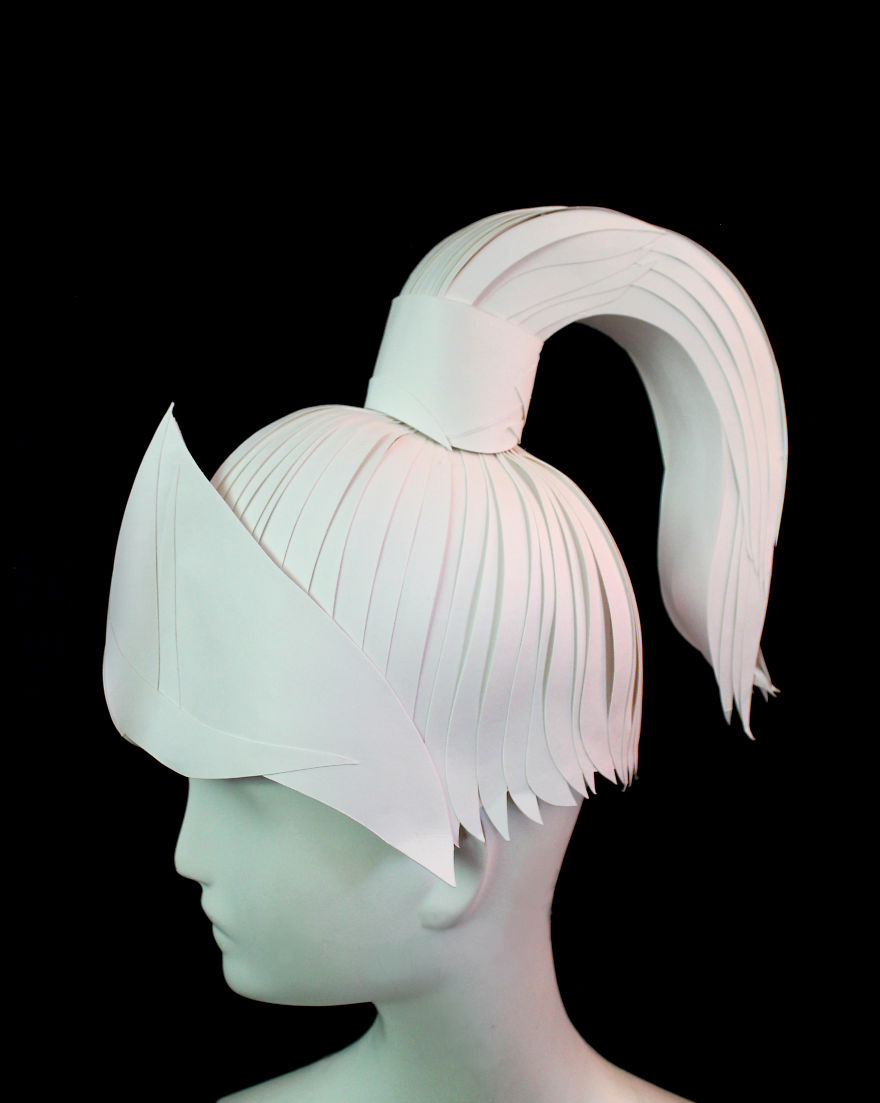 Extraordinary Hand-Cut Paper Wigs By Atlanta-Based Duo Give New Meaning To Superwomen