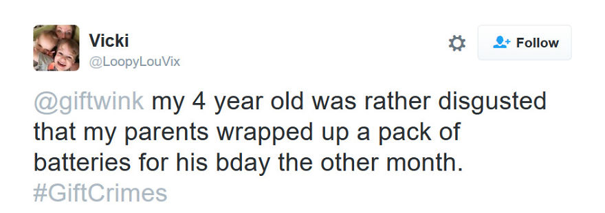 10+ Funniest Gift Crimes Tweets