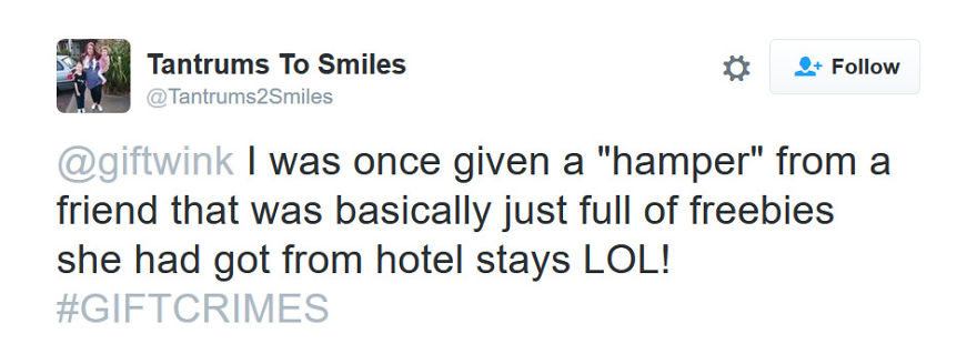10+ Funniest Gift Crimes Tweets
