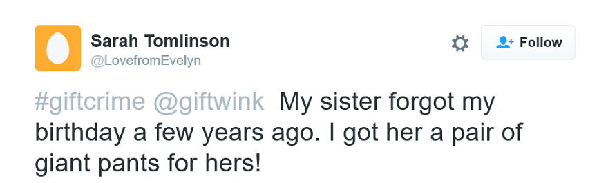 10+ Funniest Gift Crimes Tweets