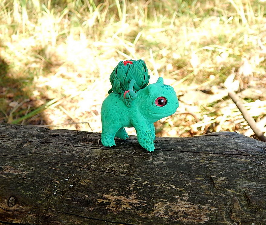 I Made This Pokemon Bulbasaur Figurine Out Of Clay