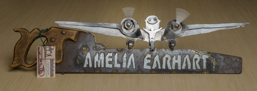 I Was Commissioned To Make This Saw For The Amelia Earhart Museum In Kansas