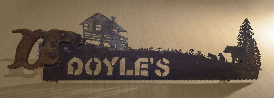The Doyle's Cabin Saw Is A Great Example Of The Layered Saws That I Started Making