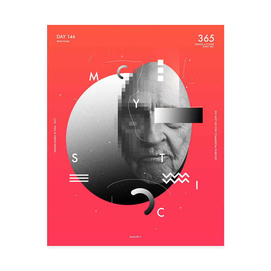 I Challenged Myself To Design A Poster Every Day For 1 Year.