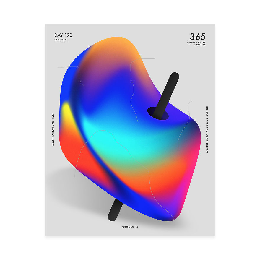 I Challenged Myself To Design A Poster Every Day For 1 Year.