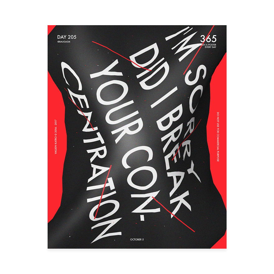 I Challenged Myself To Design A Poster Every Day For 1 Year.