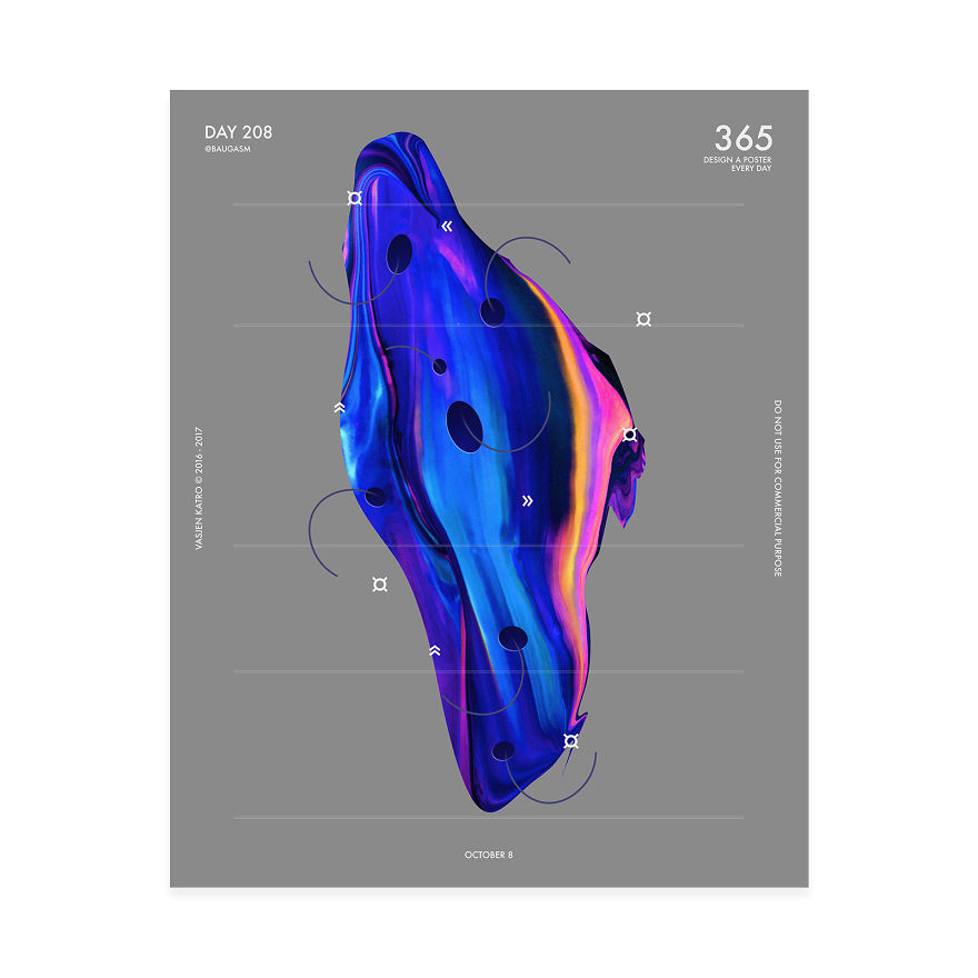 I Challenged Myself To Design A Poster Every Day For 1 Year.