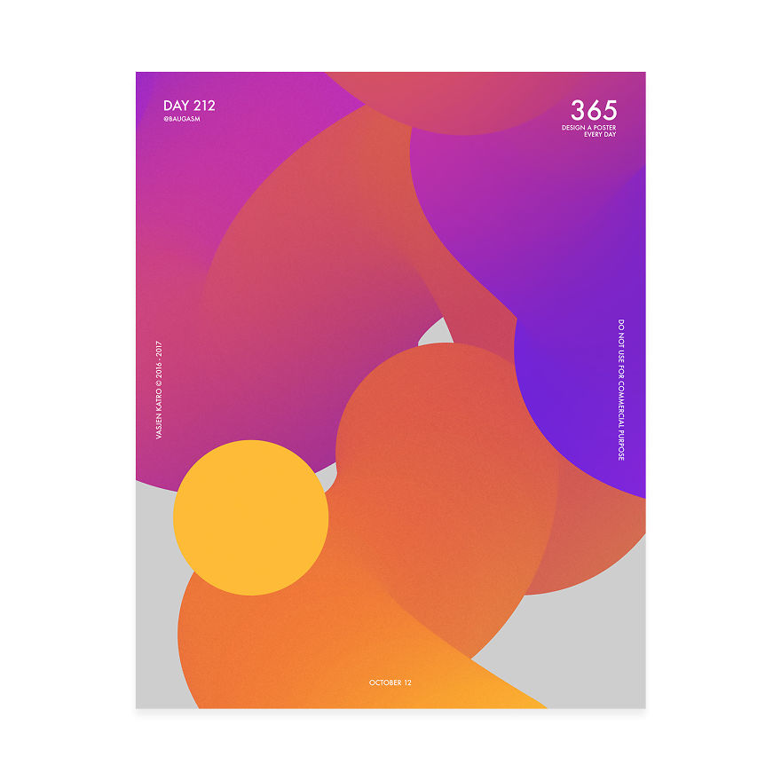 I Challenged Myself To Design A Poster Every Day For 1 Year.