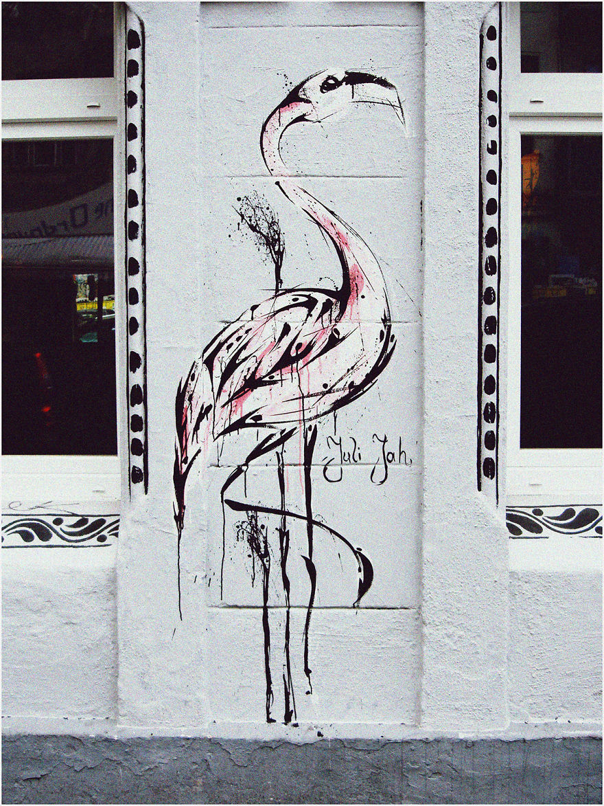 I Spent 5 Days Painting Flamingos On Buildings