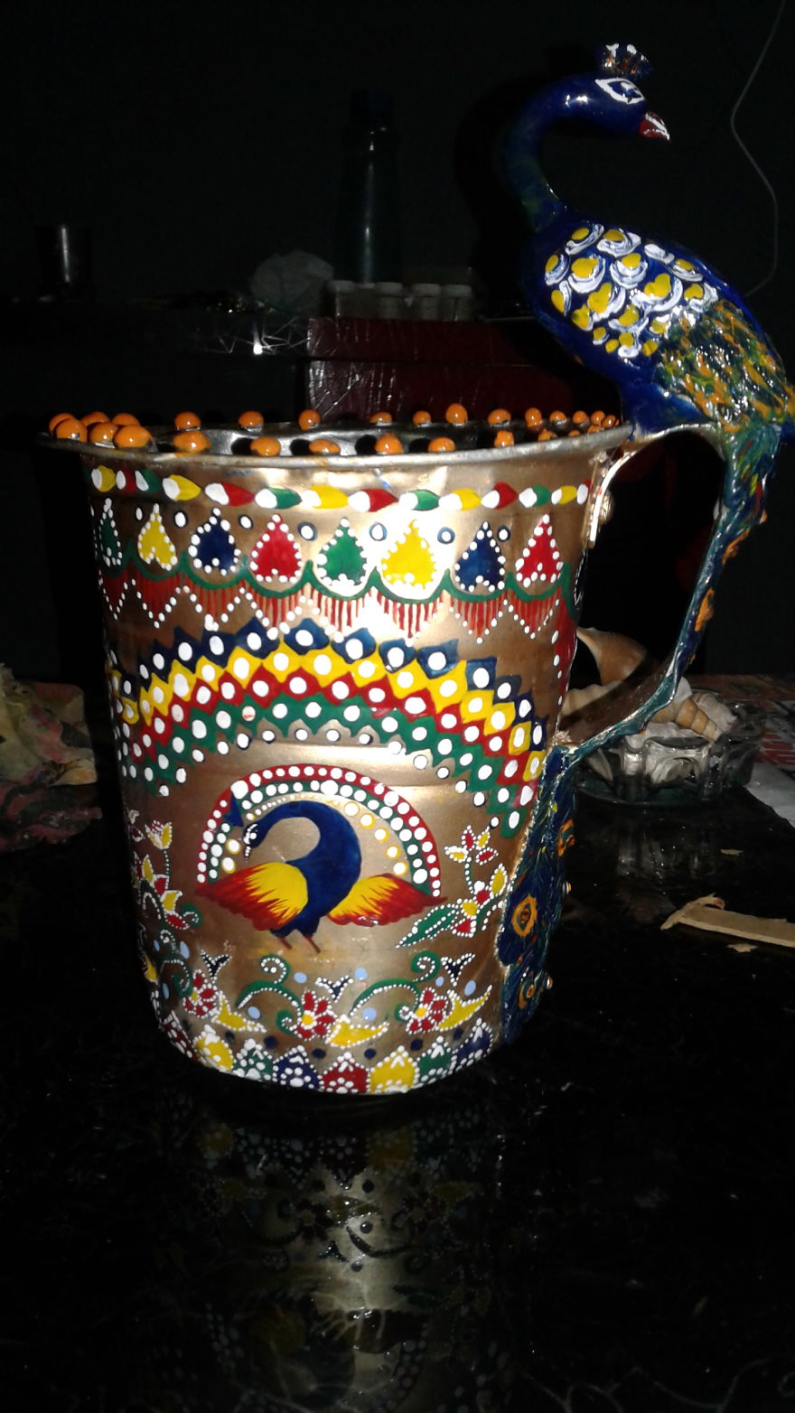 I Turned This Old Jug Into A Beautiful Decorative Piece