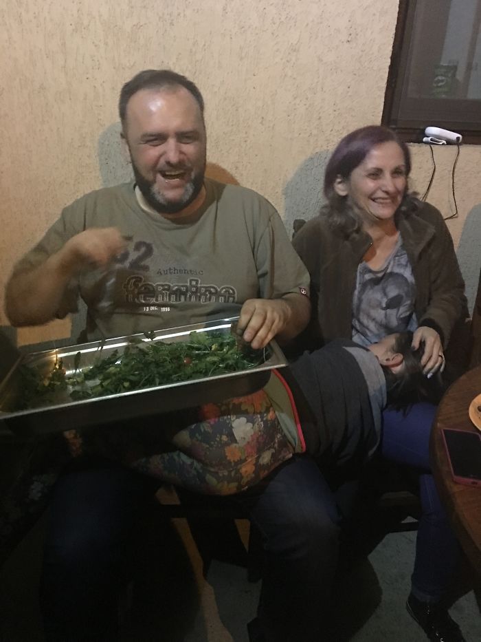 We've Heen Having A Grill At A Friend's House, It Took Us A Bit Longer But We Had To Eat Anyway