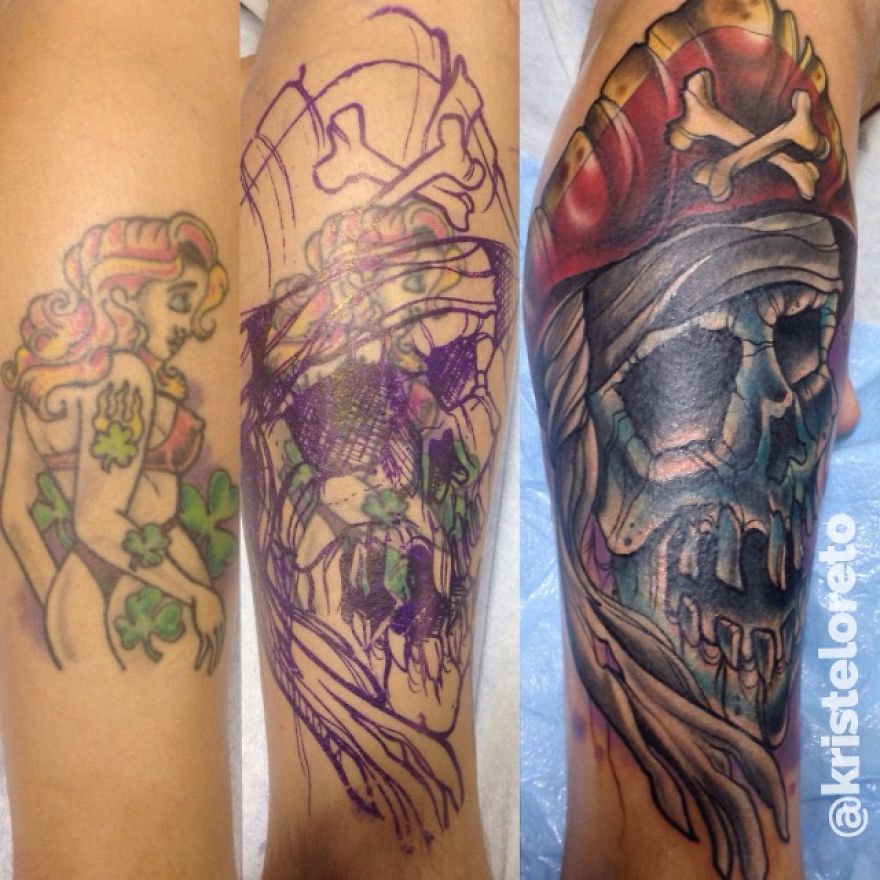 Crazy Tattoo Cover Ups Crazy Tattoo Cover Ups