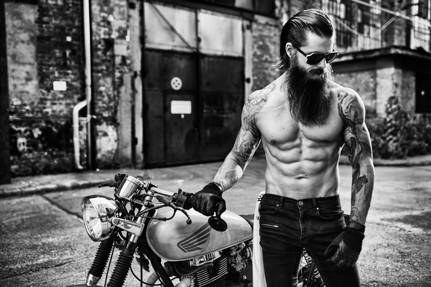 Muscle, Ink And Beard