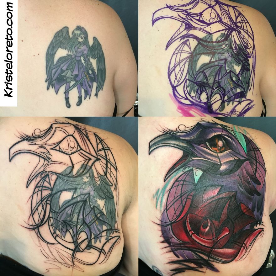 Crazy Tattoo Cover Ups Crazy Tattoo Cover Ups