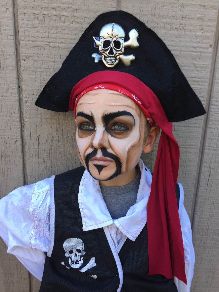 Transforming A Boy Into A Pirate