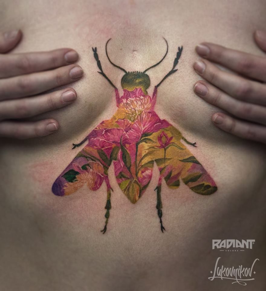 Magnificent Double Exposure Tattoos Magnificent Double Exposure Tattoos