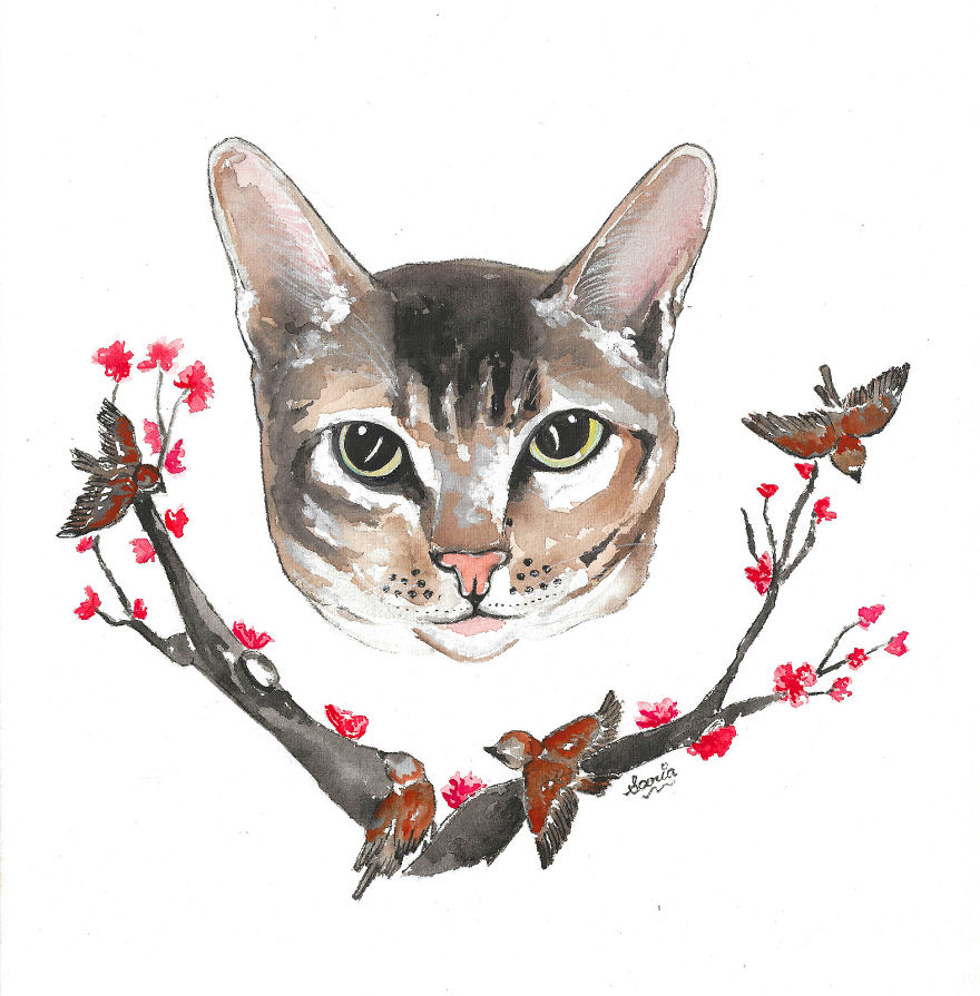 Bangladeshi Artist Draws Pet Animals In Exchange For Donations Which Go To Local Animal Shelters And Clinics