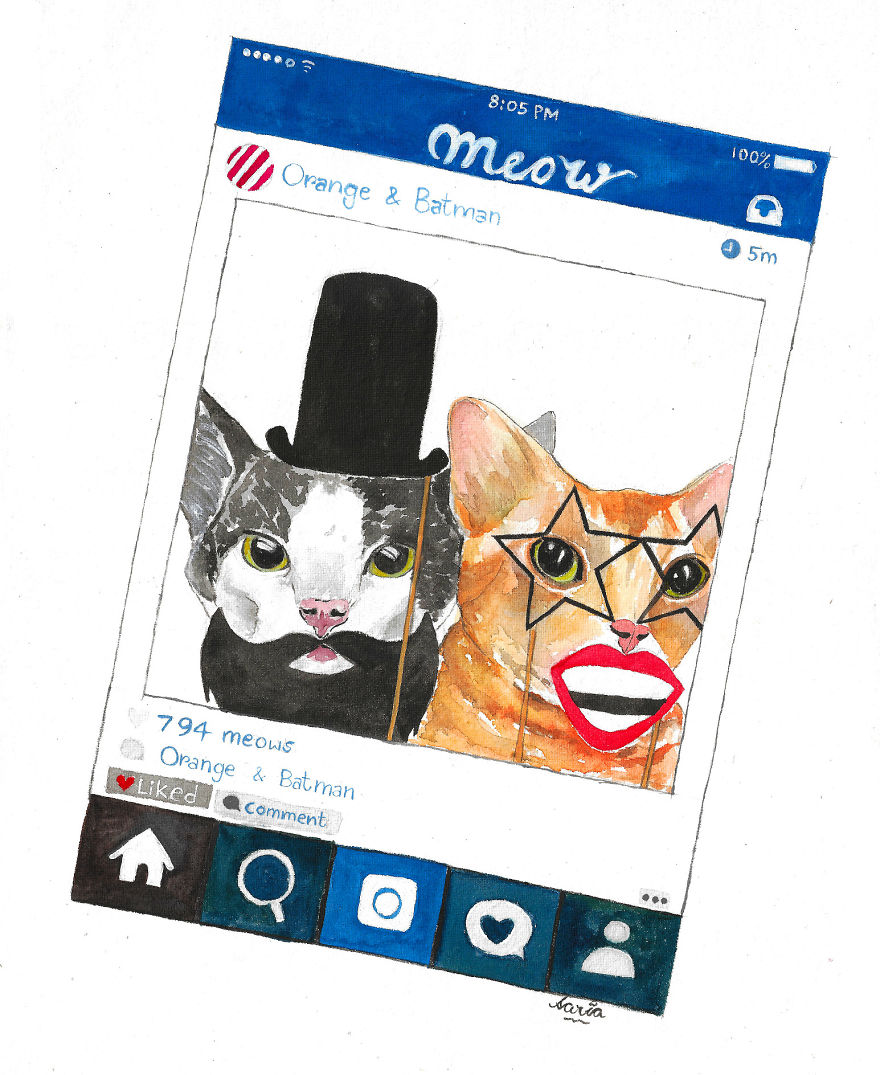 Bangladeshi Artist Draws Pet Animals In Exchange For Donations Which Go To Local Animal Shelters And Clinics
