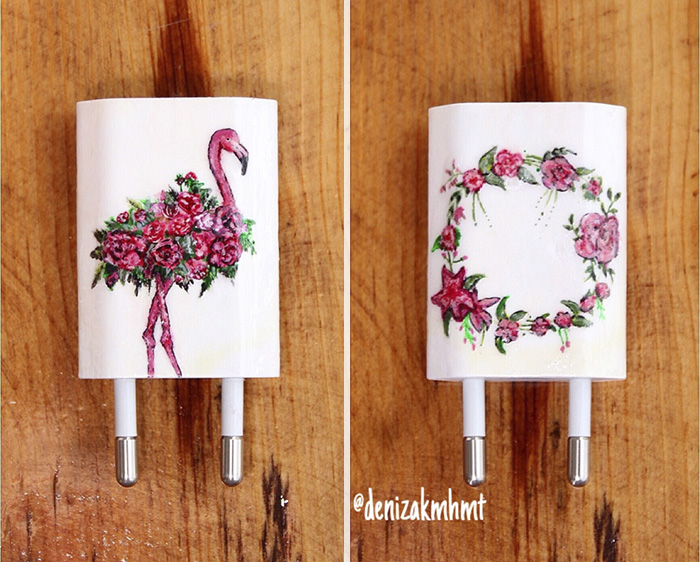 I Paint On iPhone Chargers Using Nail Polish (Part 2)
