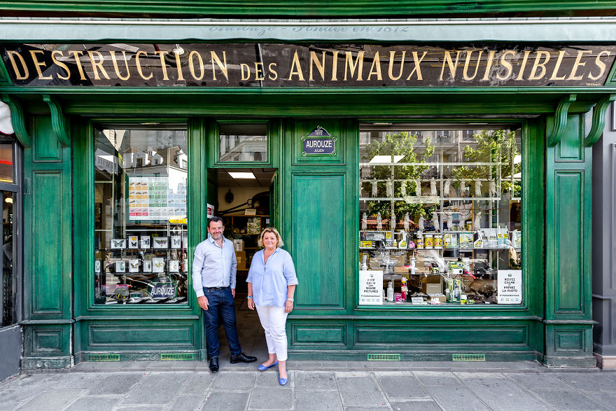 Siblings Julien (Left) And Cécile Aurouze Are Not Horrified By The Rat Parade In Their Shop’s Windows