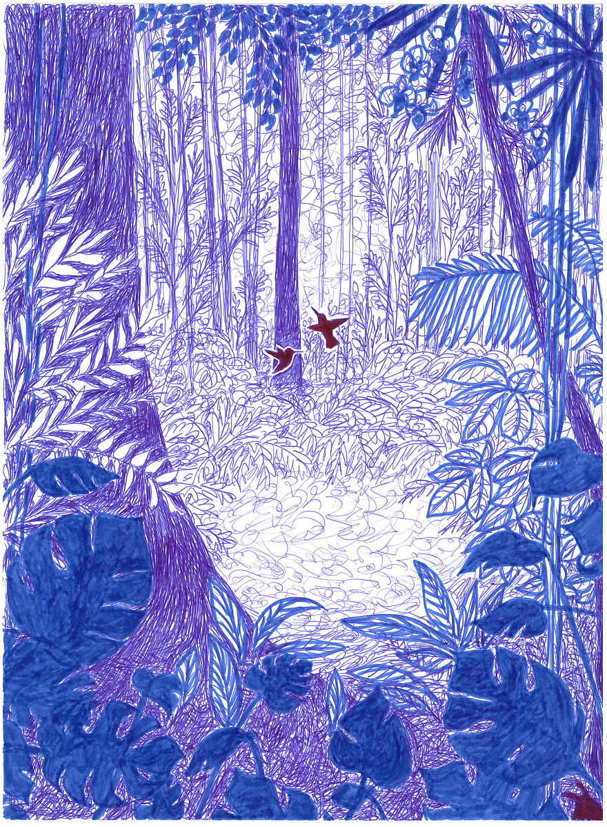 I Used Ballpoint Pens And Markers To Create These Dream World Illustrations Dealing With The Melancholic Beauty Of Solitude