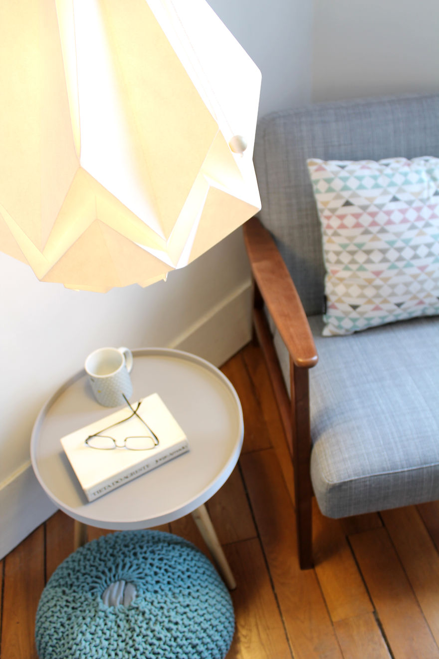 Tedzukuri Atelier Reinvents Origami Creating Colorful Handmade Lampshades