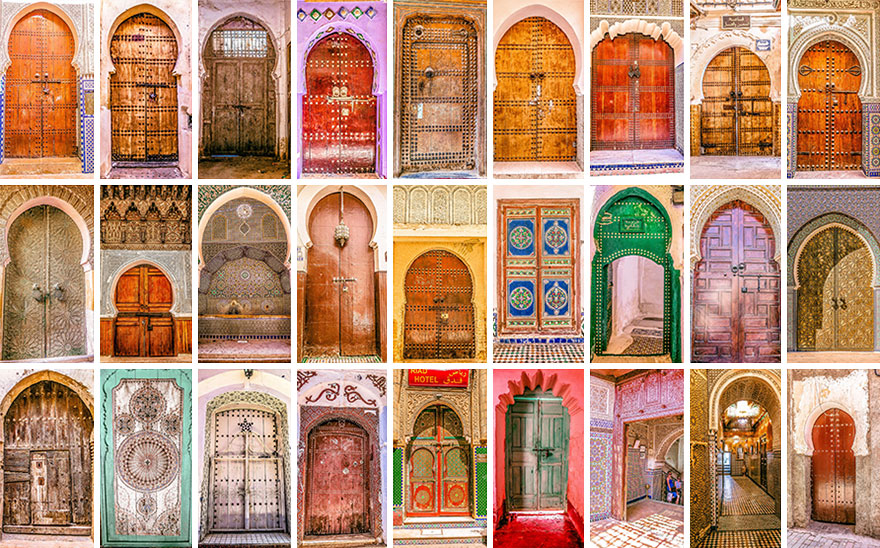 The Colorful Doors Of Morocco