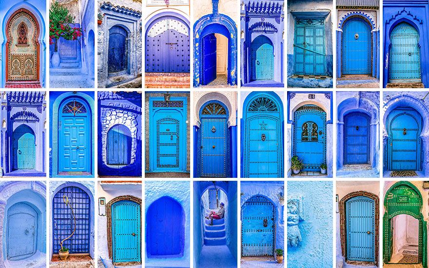 The Colorful Doors Of Morocco