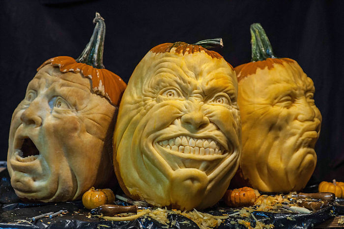 I Turn Pumpkins Into Freaks By Carving Them
