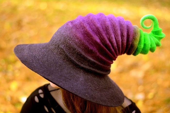 Felt Witch Hats That I Make From Wool