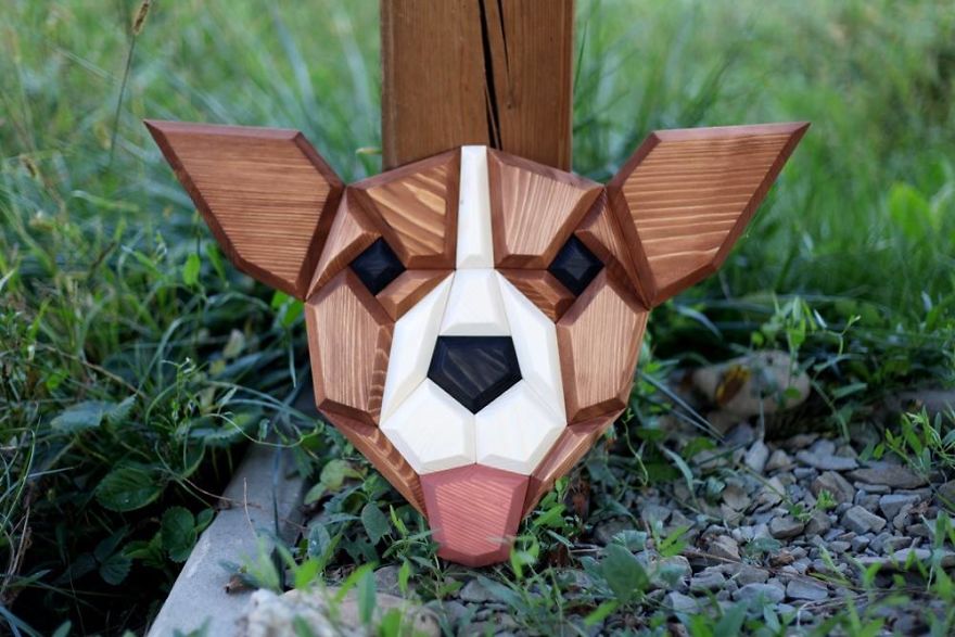 We Make Wooden Dogs As A Wall Decor For Their Owners