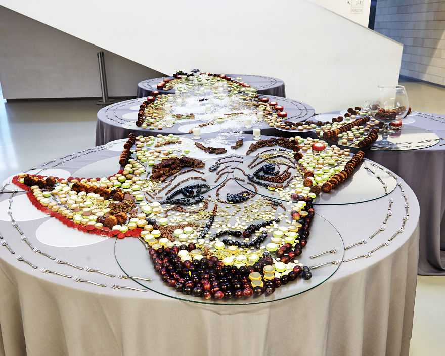 Our Portrait Of Yoda Can Only Be Seen From One Angle (but You Can Eat It From Any Side)