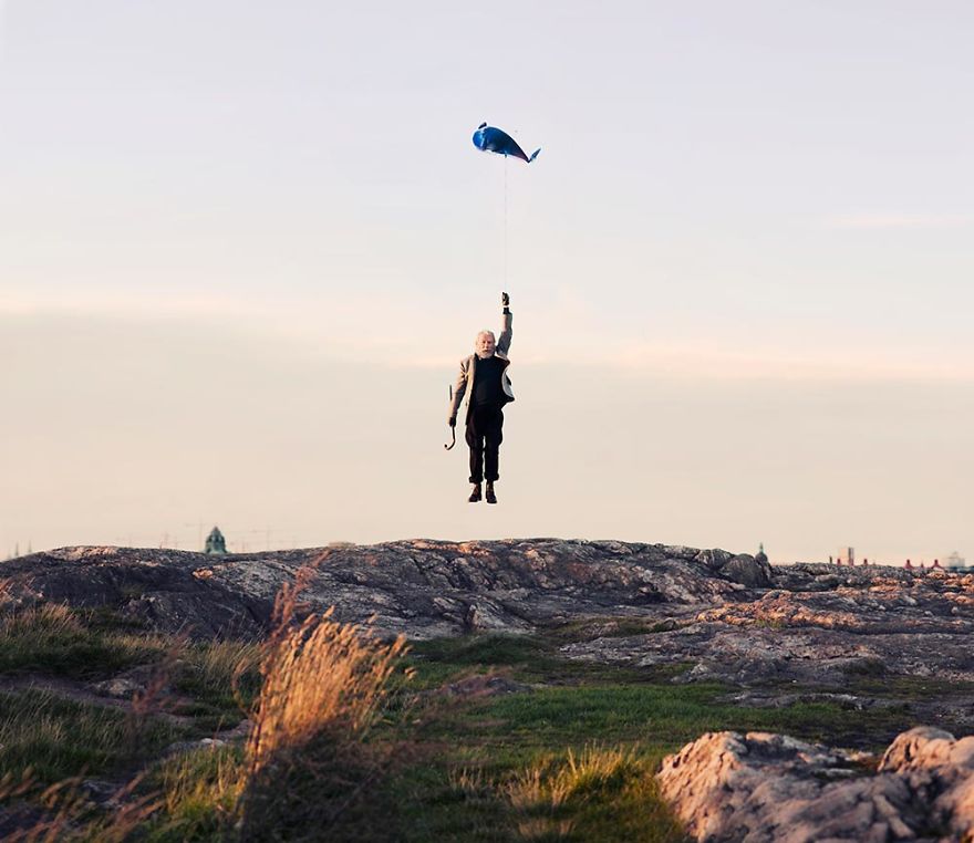 "Balloon Man's Last Walk" By Viktor Gardsater