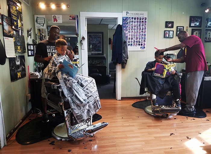 This Barbershop Will Return Money To Kids On One Condition - If They Read Out Loud