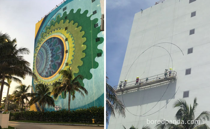 Mural In Hollywood, Fl, Usa